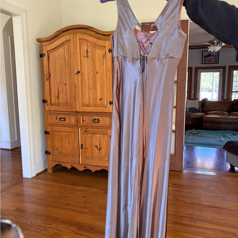 Elegant Satin Maxi Dress